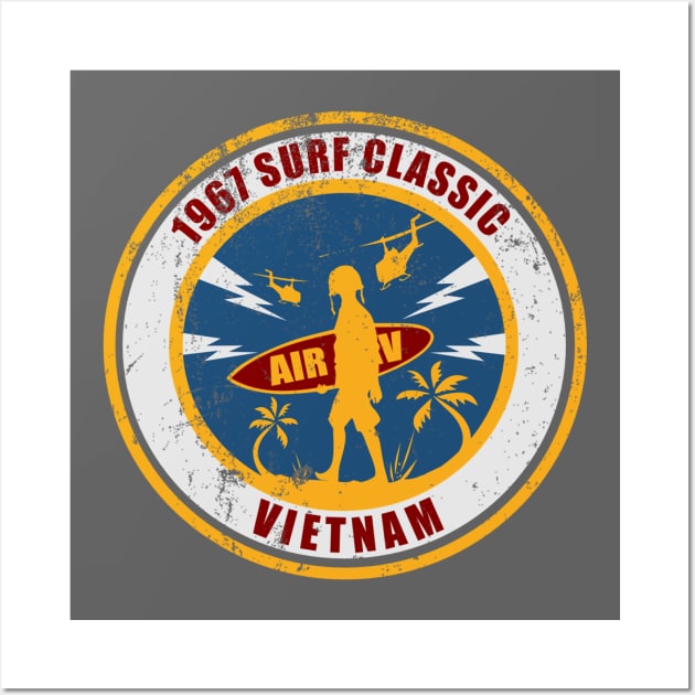 1967 Surf Classic Vietnam (distressed) Wall Art by TCP